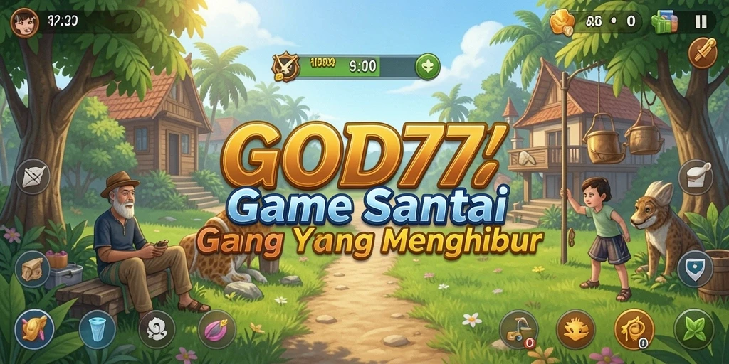 Tampilan seru dan menghibur dari gameplay GOD77.