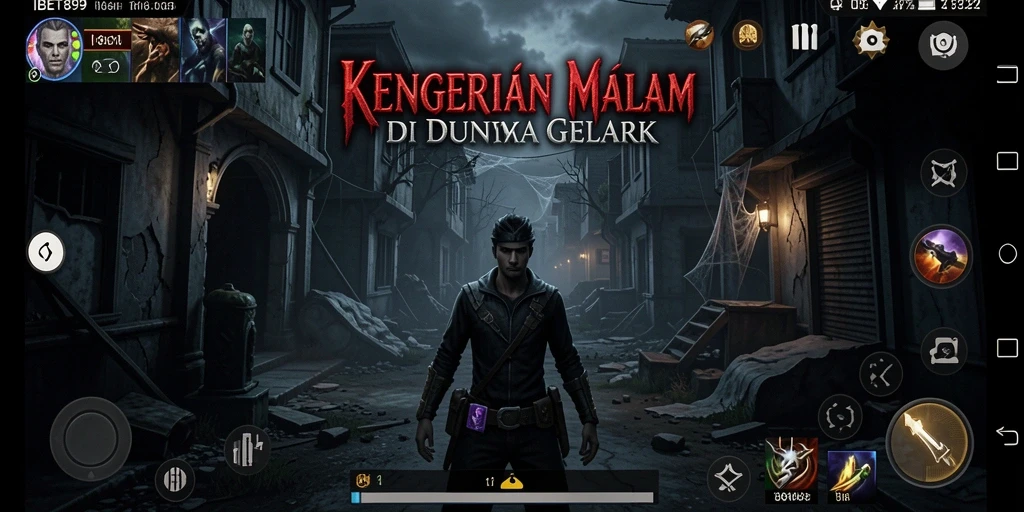 Gameplay menegangkan di dunia gelap dan menyeramkan.