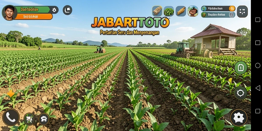 Tampilan menarik dari gameplay pertanian JABARTOTO.