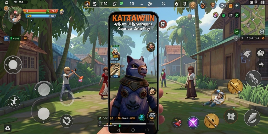 Tampilan antarmuka pengguna KATAWIN yang intuitif dan ramah.
