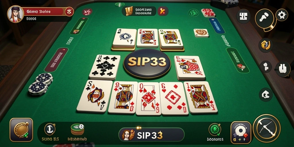 Tampilan gameplay Domino yang menarik dan interaktif di SIP33.