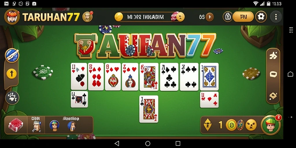 Gameplay seru dari TARUHAN77 dengan berbagai mode domino.